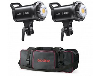 Godox SL100D Kit2 sada dvoch svetiel s taškou