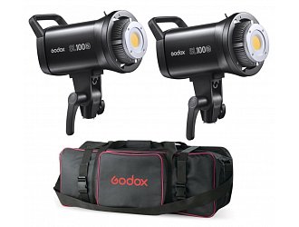 Godox SL100Bi Kit2 sada dvoch svetiel s taškou