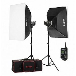 Godox MS300-F sada štúdiových bleskov 2x 300Ws s príslušenstvom